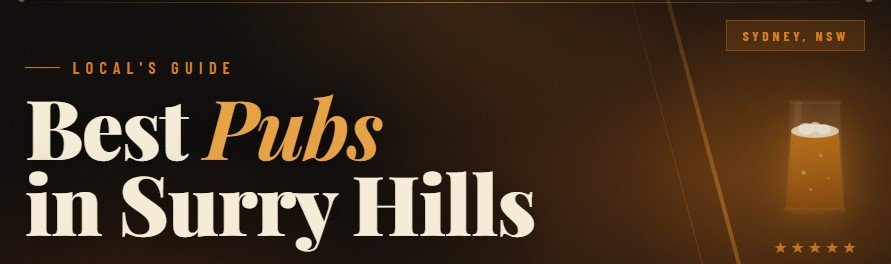 Best Pubs in Surry Hills
