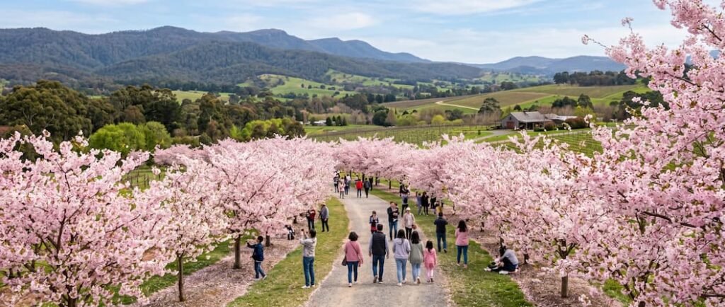 Cherry Blossom Season in the Yarra Valley